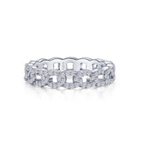 Interlocking Circles Eternity Band