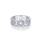 Interlocking Circles Eternity Band