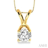 Diamond Solitaire Pendant