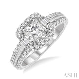 Semi-Mount Diamond Engagement Ring