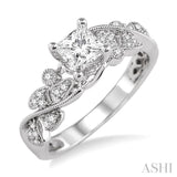 Semi-Mount Diamond Engagement Ring