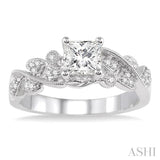 Semi-Mount Diamond Engagement Ring