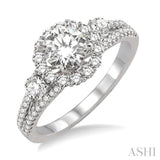 Semi-Mount Diamond Engagement Ring