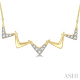 Zig-Zag Diamond Necklace