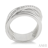 Silver Diamond Fashion Ring