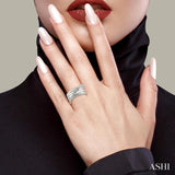 Silver Diamond Fashion Ring