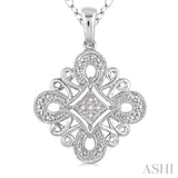 Silver Diamond Pendant