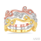 Stackable Diamond Band Set