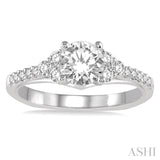 Semi-Mount Diamond Engagement Ring