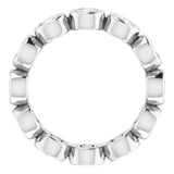 Bezel-Set Eternity Band