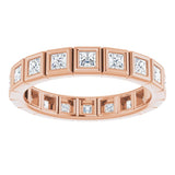 Bezel-Set Eternity Band