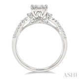 Fusion Diamond Engagement Ring